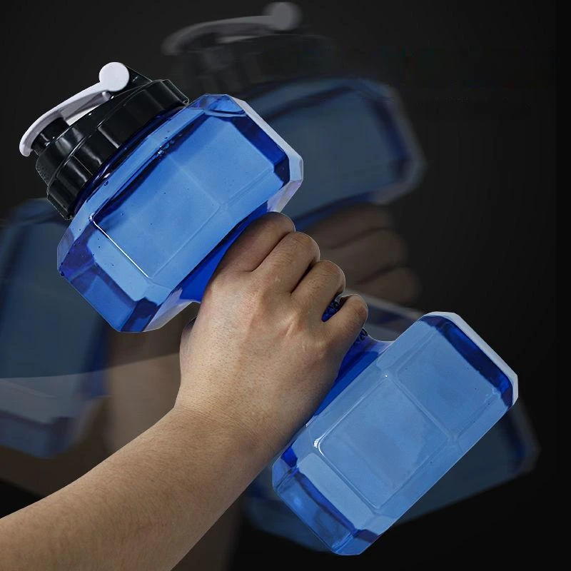 Water Dumbbell Sport Bottle 2200ml Large Volume Gym Running Fitness Bodybuilding Exercise Outdoor Bicycle Camping Cycling Bottle
Water Dumbbell Sport Bottle 2200ml Large Volume Gym Running Fitness Bodybuilding Exercise Outdoor Bicycle Camping Cycling Bottle