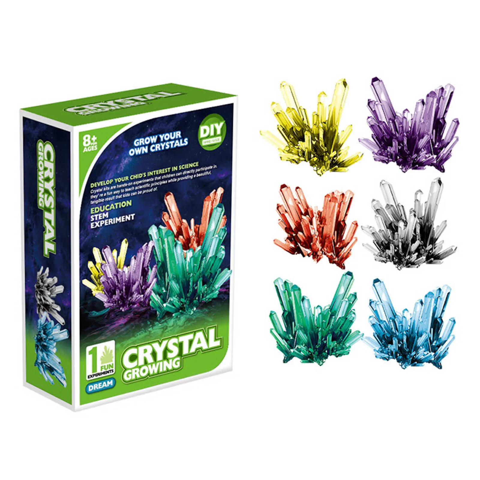 Kids Crystal Growing Kit DIY Science Experiment For Teenagers Boys Toys Magical Funny Crystal Educational Stimulates Interest#40
Kids Crystal Growing Kit DIY Science Experiment For Teenagers Boys Toys Magical Funny Crystal Educational Stimulates Interest#40