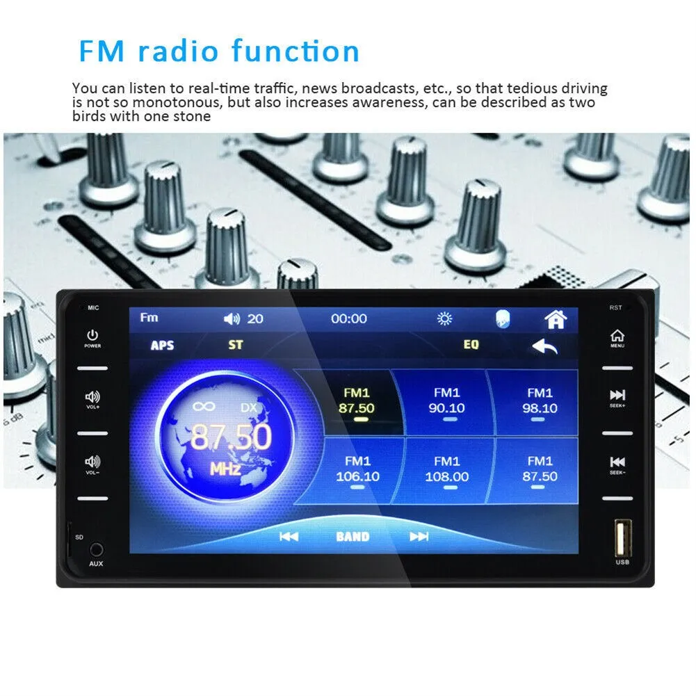 7'' Car Stereo Radio MP5 Player BT Head Unit 7'' Car Stereo Radio MP5 Player BT Head Unit 7'' Car Stereo Radio MP5 Player BT
7'' Car Stereo Radio MP5 Player BT Head Unit 7'' Car Stereo Radio MP5 Player BT Head Unit 7'' Car Stereo Radio MP5 Player BT