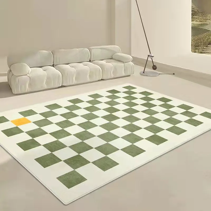 Checkerboard Rug French Light Luxury Living Room Faux Cashmere Coffee Table Mat Bedroom Bedside Rug Ins Style Sub Floor Mat
Checkerboard Rug French Light Luxury Living Room Faux Cashmere Coffee Table Mat Bedroom Bedside Rug Ins Style Sub Floor Mat