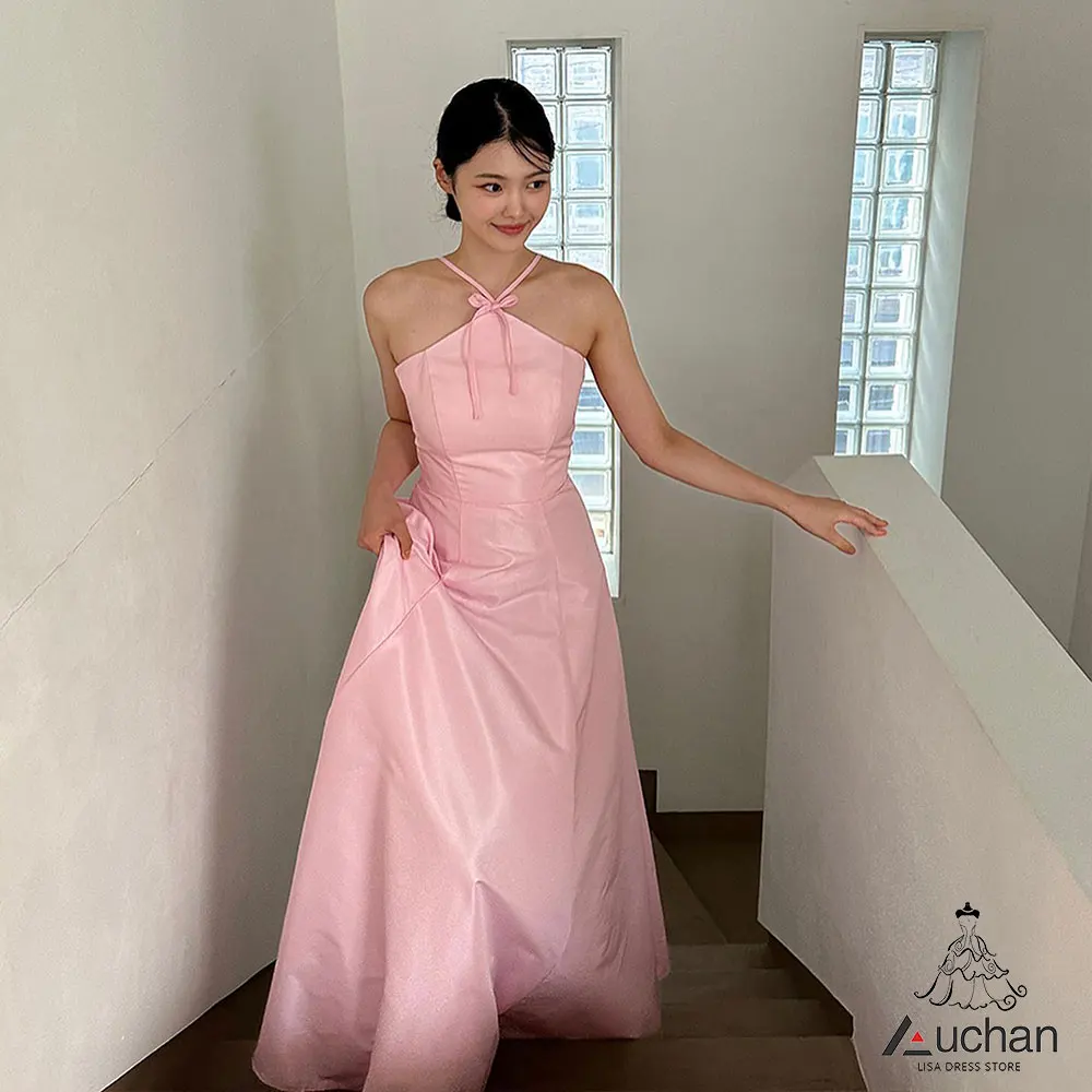 Auchan Halter Prom Dress Evening Dress Floor Length Sleeveless Elegant Wedding Party Formal Gowns For Women Arabic
Auchan Halter Prom Dress Evening Dress Floor Length Sleeveless Elegant Wedding Party Formal Gowns For Women Arabic