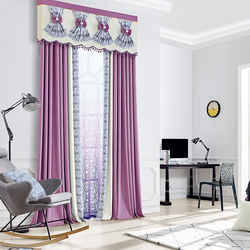 Blackout Jacquard curtains for living room Fabric Purple Bedroom Curtain Fabric Dining Room Bedroom Balcony Door Curtain
Blackout Jacquard curtains for living room Fabric Purple Bedroom Curtain Fabric Dining Room Bedroom Balcony Door Curtain