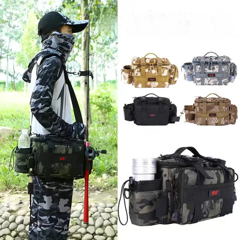Multifunctional Fishing Bags Waterproof Waist Pack Fishing Tackle Bags Oblique Cross Outdoor Storage Bag Fishing Accessories
Multifunctional Fishing Bags Waterproof Waist Pack Fishing Tackle Bags Oblique Cross Outdoor Storage Bag Fishing Accessories