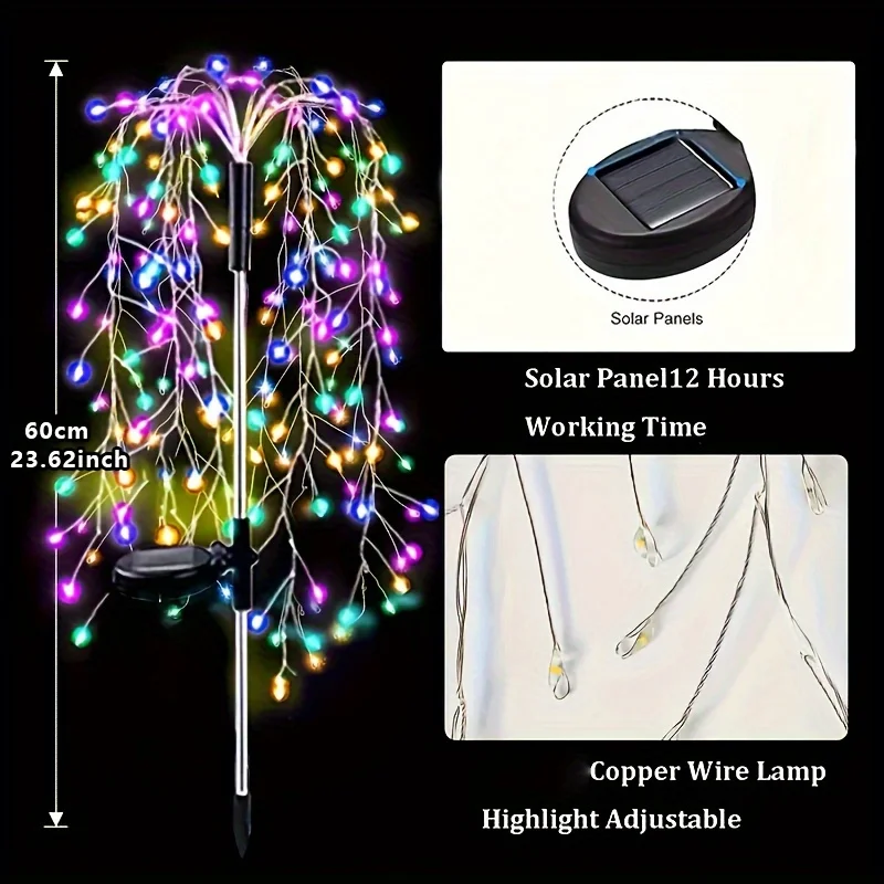 Солнечные Гирлянды 120/200 LED С 8 Режимами Освещения Для Декоративного Освещения Садовых Дорожек И Уличных Вечеринок
Солнечные Гирлянды 120/200 LED С 8 Режимами Освещения Для Декоративного Освещения Садовых Дорожек И Уличных Вечеринок