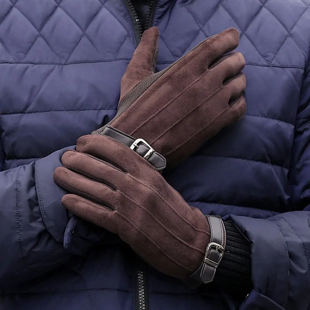 

2022 зимние перчатки мужские кожаные варежки мужские зимние перчатки из овечьей кожи с мехом Зимние перчатки с шерстяной подкладкой