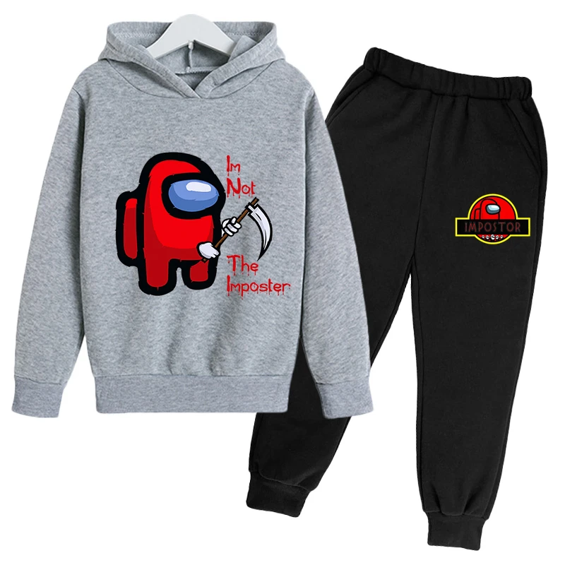 Winter Baby Boys Girls Among Us Suits Cotton Kids Outfits Children Girl Impostor Clothing Set Hoodie Top+Pant Tracksuits 4-14 Y
Winter Baby Boys Girls Among Us Suits Cotton Kids Outfits Children Girl Impostor Clothing Set Hoodie Top+Pant Tracksuits 4-14 Y