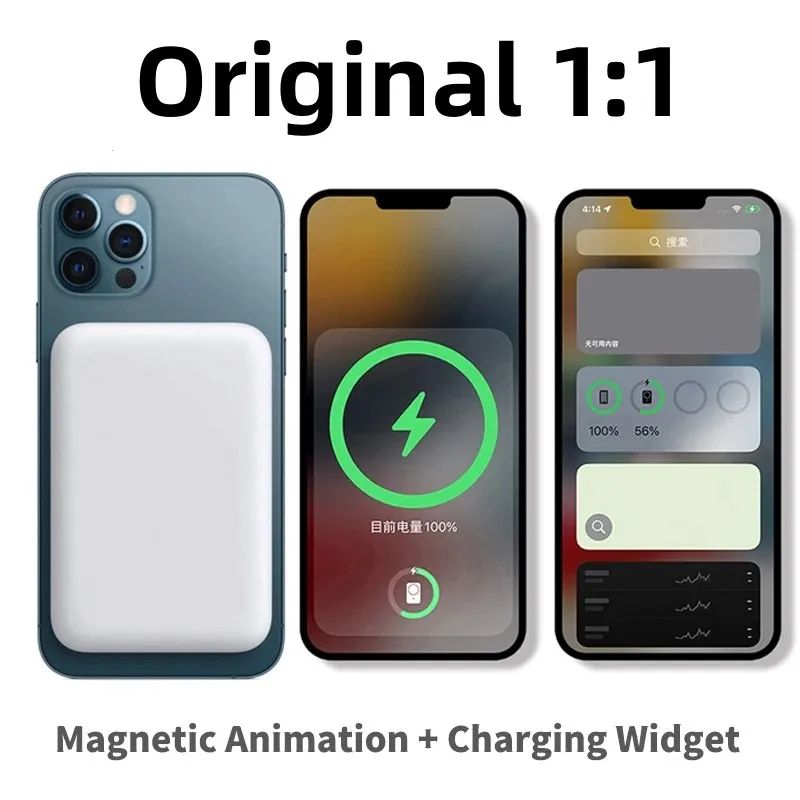 Портативный аккумулятор, магнитный беспроводной блок питания для iphone 13, 12, 14 Pro Max, мини-Пауэр банк, внешний дополнительный аккумулятор
Портативный аккумулятор, магнитный беспроводной блок питания для iphone 13, 12, 14 Pro Max, мини-Пауэр банк, внешний дополнительный аккумулятор