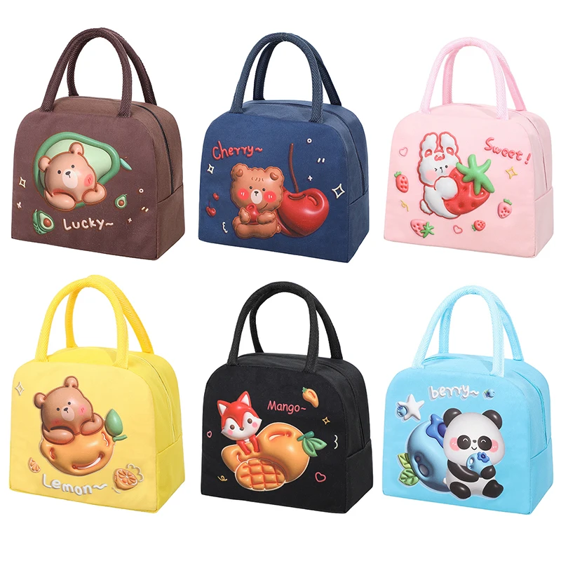 Cartoon Cute Design Insulated Lunch Bag For People Reusable Lunch Bag For Work Picnic Tote Bags Box Lunch Container
Cartoon Cute Design Insulated Lunch Bag For People Reusable Lunch Bag For Work Picnic Tote Bags Box Lunch Container