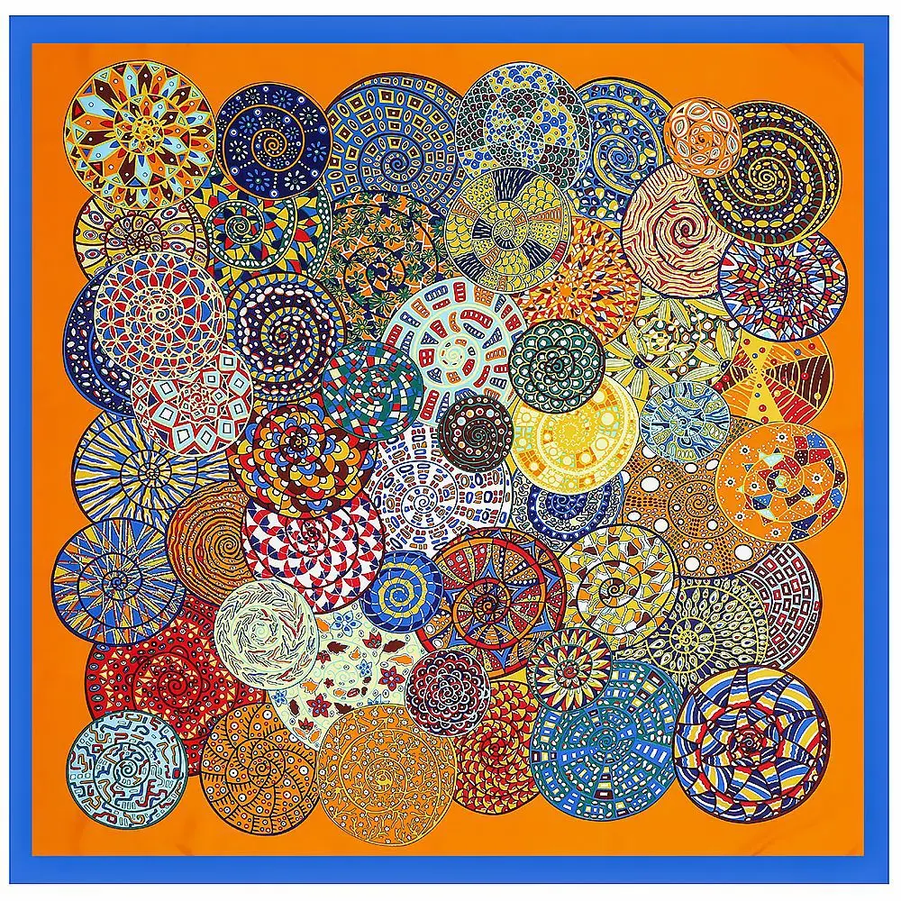 2023 Luxury Brand Square Silk Scarf 51In Women Shawls Geometric Circle Headwrap Oversized Scarves Bandanas Hijab
2023 Luxury Brand Square Silk Scarf 51In Women Shawls Geometric Circle Headwrap Oversized Scarves Bandanas Hijab
