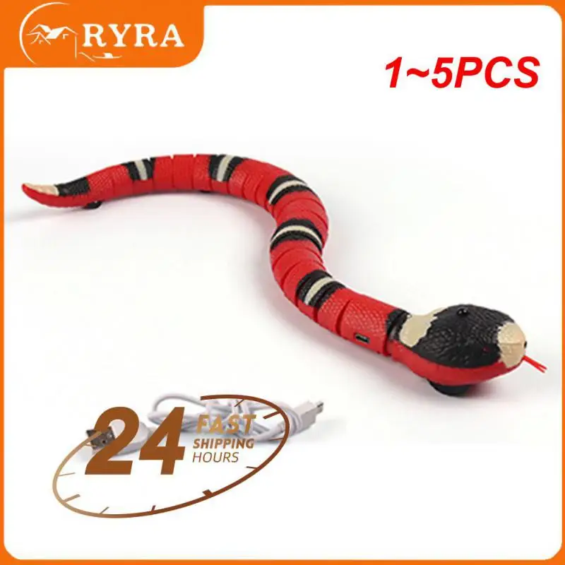1~5PCS Smart Sensing Interactive Cat Toys Automatic Eletronic Snake Cat Teasering Play USB Rechargeable Kitten Toys for Cats 
1~5PCS Smart Sensing Interactive Cat Toys Automatic Eletronic Snake Cat Teasering Play USB Rechargeable Kitten Toys for Cats