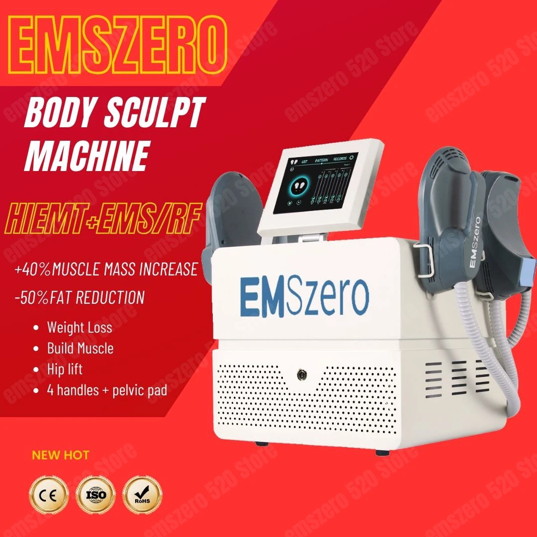 

HIEMT EMSzero Electromagnetic DLS-Emslim NEO RF Sculpting Butt Lift Machine EMS+EMT Muscle Stimulator Body Shaping Massage