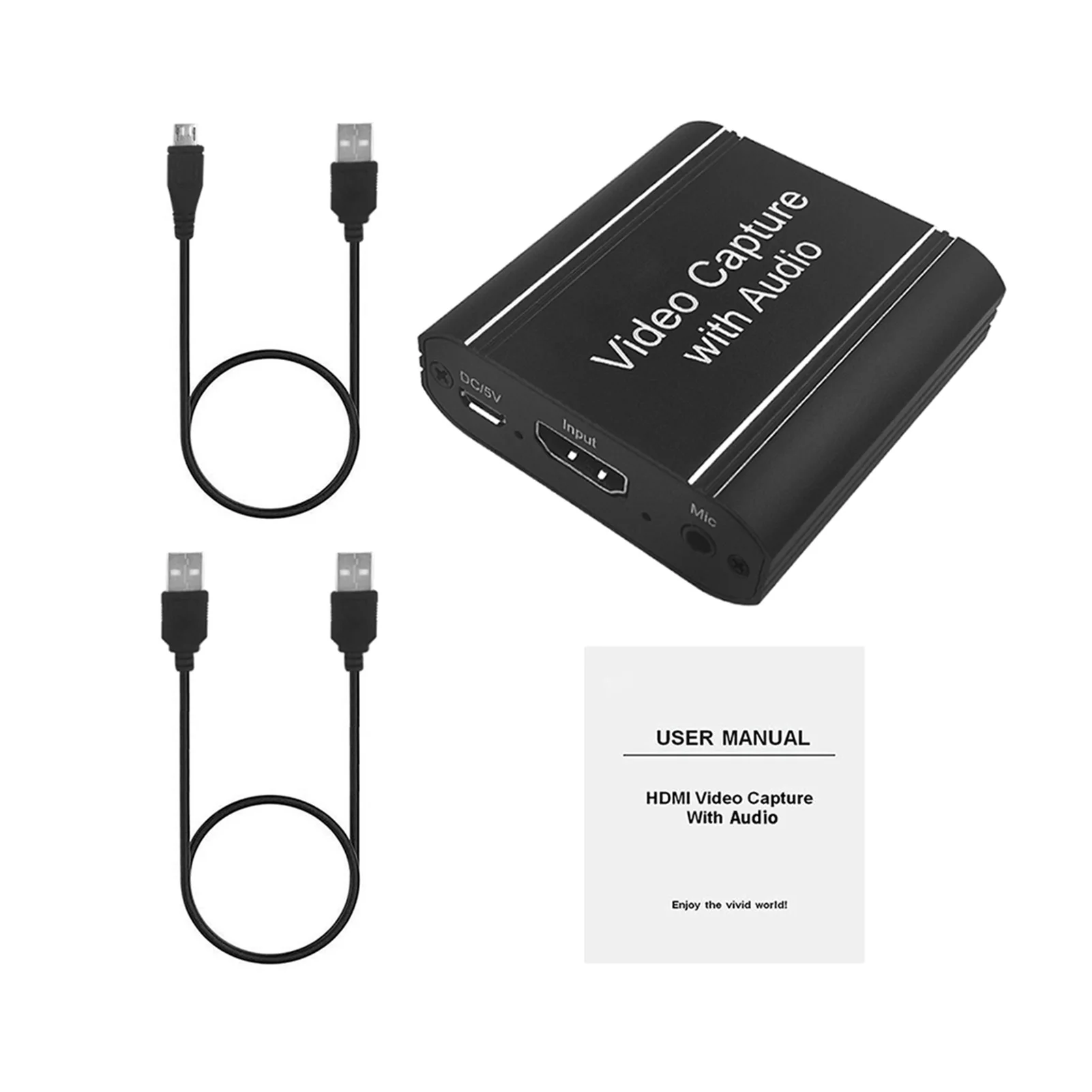 4K HD Conference Office Home Live Streaming Game Grabber Box 1080P 60fps Online Teaching With Loop Out Video Card
4K HD Conference Office Home Live Streaming Game Grabber Box 1080P 60fps Online Teaching With Loop Out Video Card