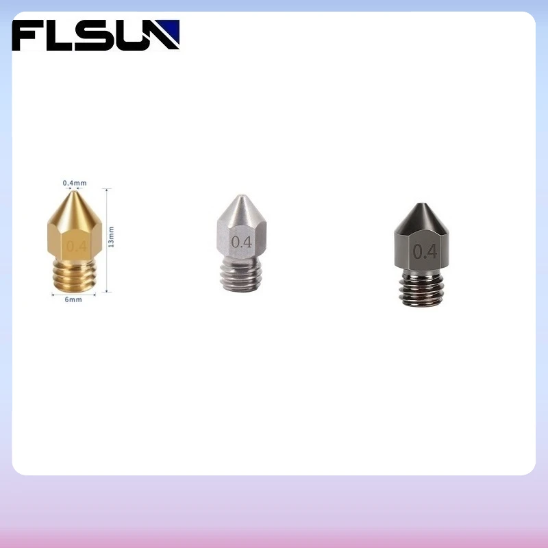 ZUIDID Sell Like Hot Cakes Flsun 3d Printer Accessories For Q5 QQS Stainless Steel High Quality Brass Nozzle Free Logistics
ZUIDID Sell Like Hot Cakes Flsun 3d Printer Accessories For Q5 QQS Stainless Steel High Quality Brass Nozzle Free Logistics