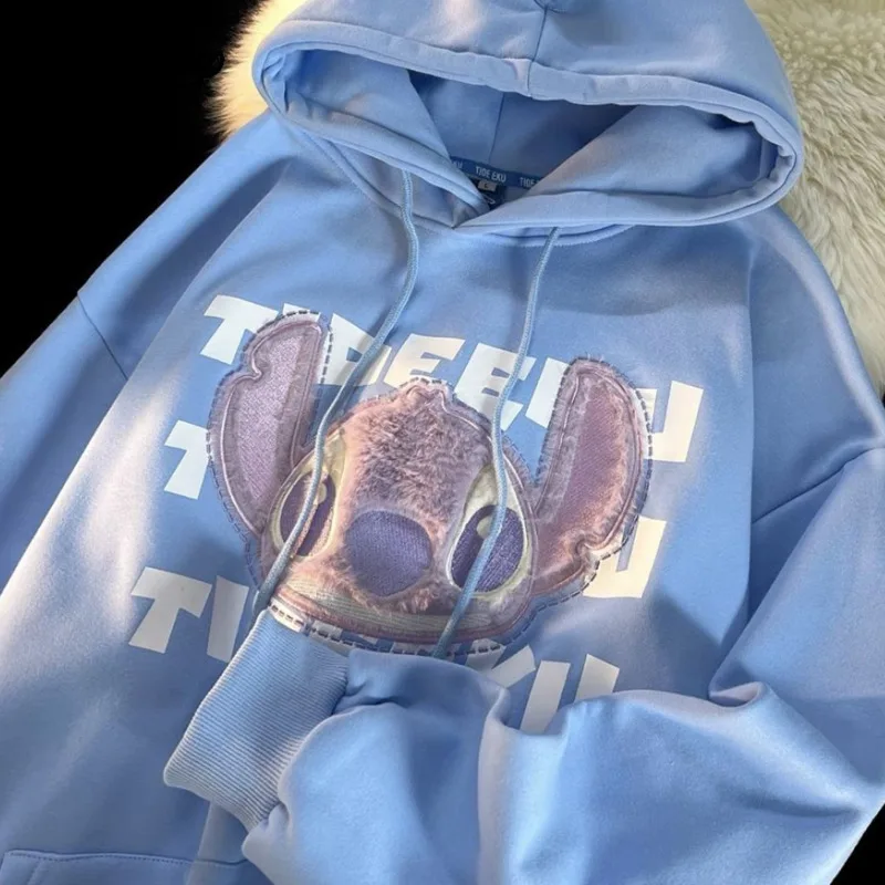 Disney Stitch Pullovers Y2k Woman Hoodie Oversize Cartoon Hooded Sweatshirts Autumn Winter Women Loose Couple Jacket Man Clothes
Disney Stitch Pullovers Y2k Woman Hoodie Oversize Cartoon Hooded Sweatshirts Autumn Winter Women Loose Couple Jacket Man Clothes