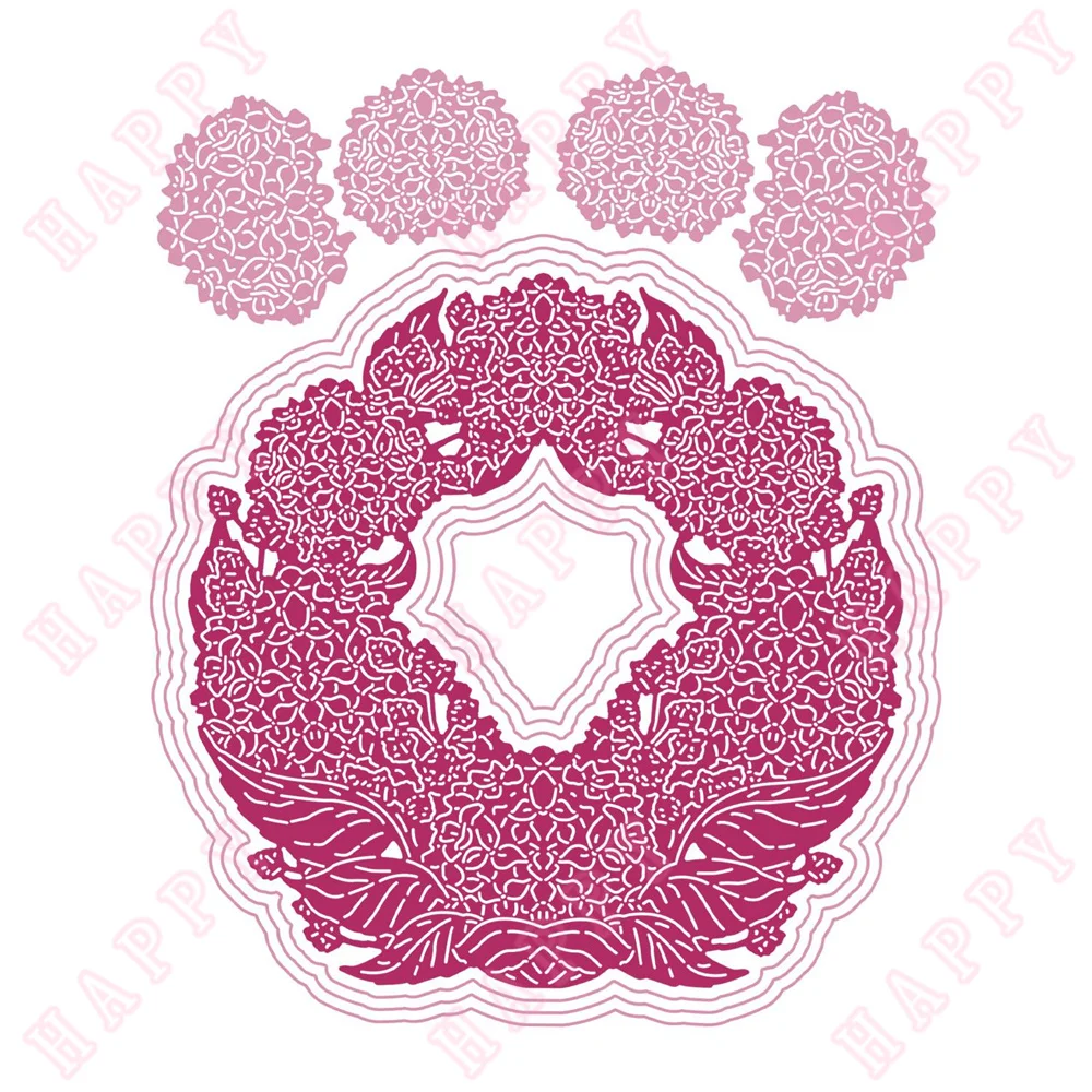 New Arrival Beautiful Wreath Metal Cutting Dies For DIY Scrapbooking Paper Diary Decoration Template Card Embossing Manual Mould
New Arrival Beautiful Wreath Metal Cutting Dies For DIY Scrapbooking Paper Diary Decoration Template Card Embossing Manual Mould