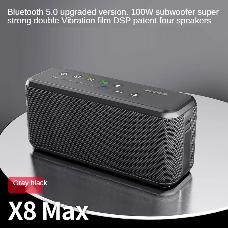 Портативный беспроводной Bluetooth-Динамик XDOBO X8 MAX 100 Вт внешний аккумулятор 20000 мАч TWS