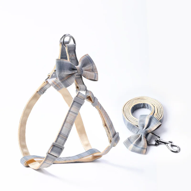 Fashion Designer Bowtie Dog Harness and Leash Set Small and Medium Striped Dog Lead for Outdoor Pet Harness Price
Fashion Designer Bowtie Dog Harness and Leash Set Small and Medium Striped Dog Lead for Outdoor Pet Harness Price