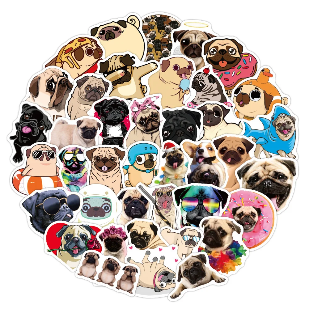 10/30/50PCS Cartoon Animal Pug Graffiti Waterproof Sticker Creative Trend Decoration Water Cup Refrigerator Skateboard Wholesale
10/30/50PCS Cartoon Animal Pug Graffiti Waterproof Sticker Creative Trend Decoration Water Cup Refrigerator Skateboard Wholesale