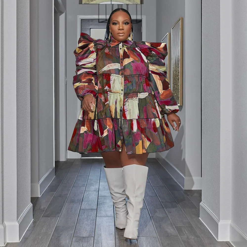 Женское платье-рубашка на пуговицах, с длинным рукавом
Женское платье-рубашка на пуговицах, с длинным рукавом