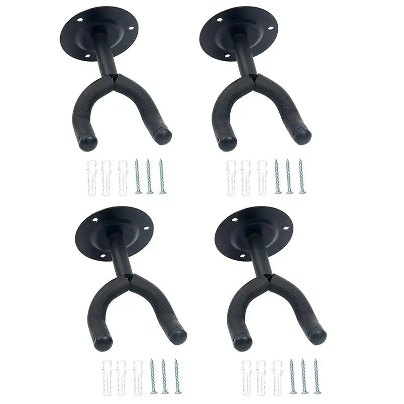 4 Pack Guitar Hangers Hooks Holders Wall Mount Guitar Rack Hanger Stand Holder Hook (4 Pack)
4 Pack Guitar Hangers Hooks Holders Wall Mount Guitar Rack Hanger Stand Holder Hook (4 Pack)