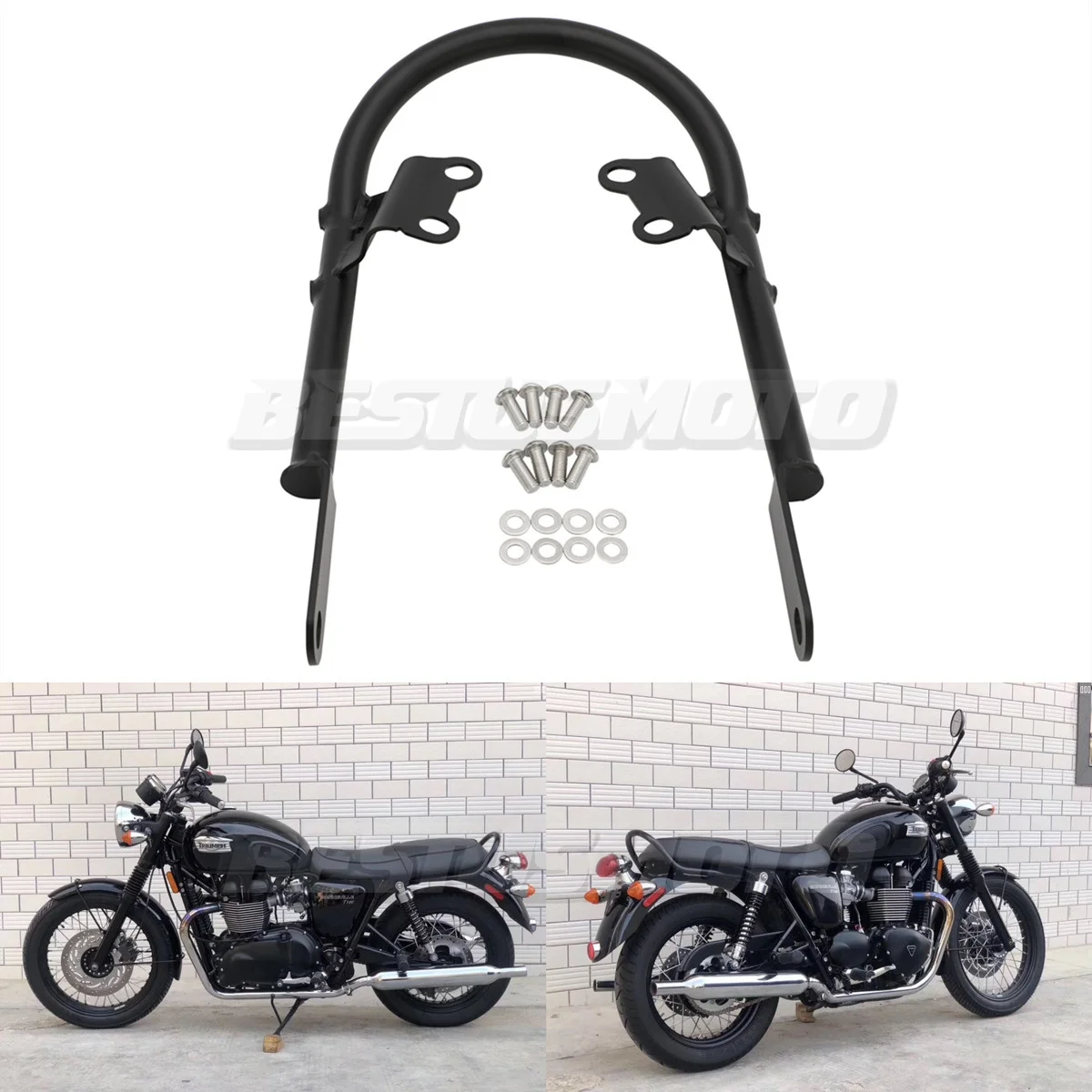 Motorcycle Luggage Rack Bracket Passenger Handle Grab Bar For Triumph Bonneville T100 T120 Street Scrambler 2016-2022 2021 2020
Motorcycle Luggage Rack Bracket Passenger Handle Grab Bar For Triumph Bonneville T100 T120 Street Scrambler 2016-2022 2021 2020