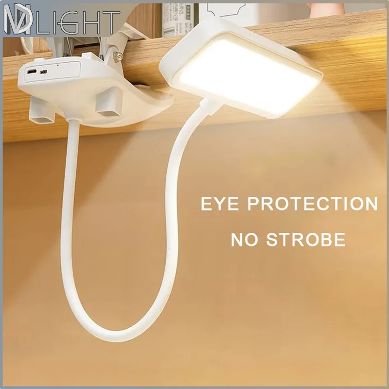 Clip 3 Color Dimmable USB Charging Light Eye-caring Study Reading Light Bedroom Bedside Led Desk Lamp
Clip 3 Color Dimmable USB Charging Light Eye-caring Study Reading Light Bedroom Bedside Led Desk Lamp