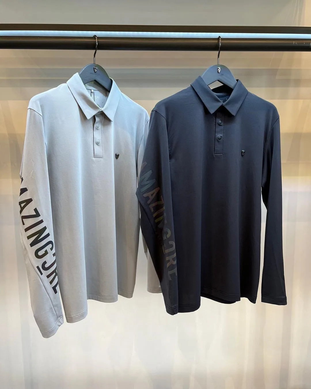 Men's and Women's Couple Apparel Golf Clothing Elastic Long-sleeved Bottom-fitting Versatile T-shirt POLO Shirt
Men's and Women's Couple Apparel Golf Clothing Elastic Long-sleeved Bottom-fitting Versatile T-shirt POLO Shirt