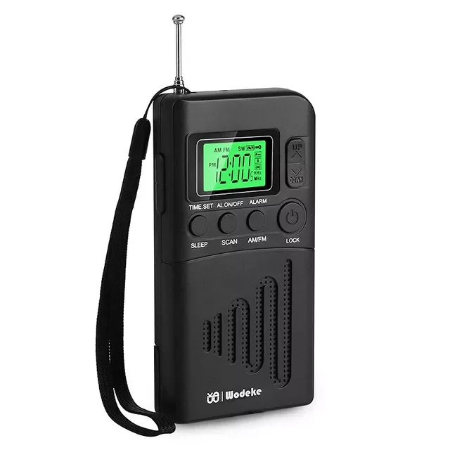 Portable Mini Radio Handheld AM FM Dual Band Stereo Pocket Radio Receiver with LED Display Speaker Alarm Clock Pocket Radio
Portable Mini Radio Handheld AM FM Dual Band Stereo Pocket Radio Receiver with LED Display Speaker Alarm Clock Pocket Radio