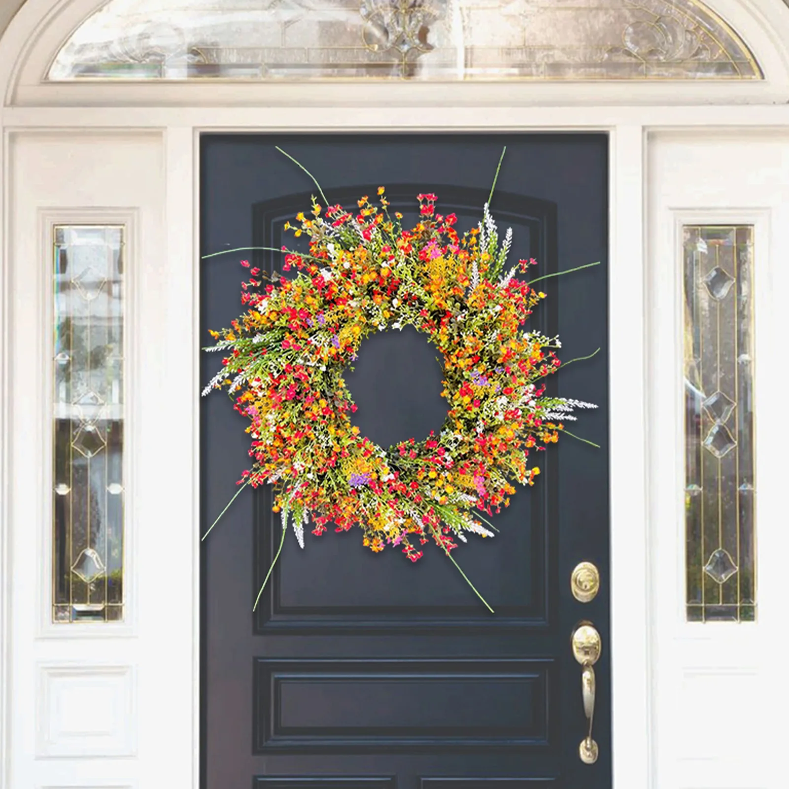 Artificial Flower Wreaths Daisy Flowers Summer Wreath For Front Door Decor Farmhouse Garland For Outside Garden Porch Indoor
Artificial Flower Wreaths Daisy Flowers Summer Wreath For Front Door Decor Farmhouse Garland For Outside Garden Porch Indoor