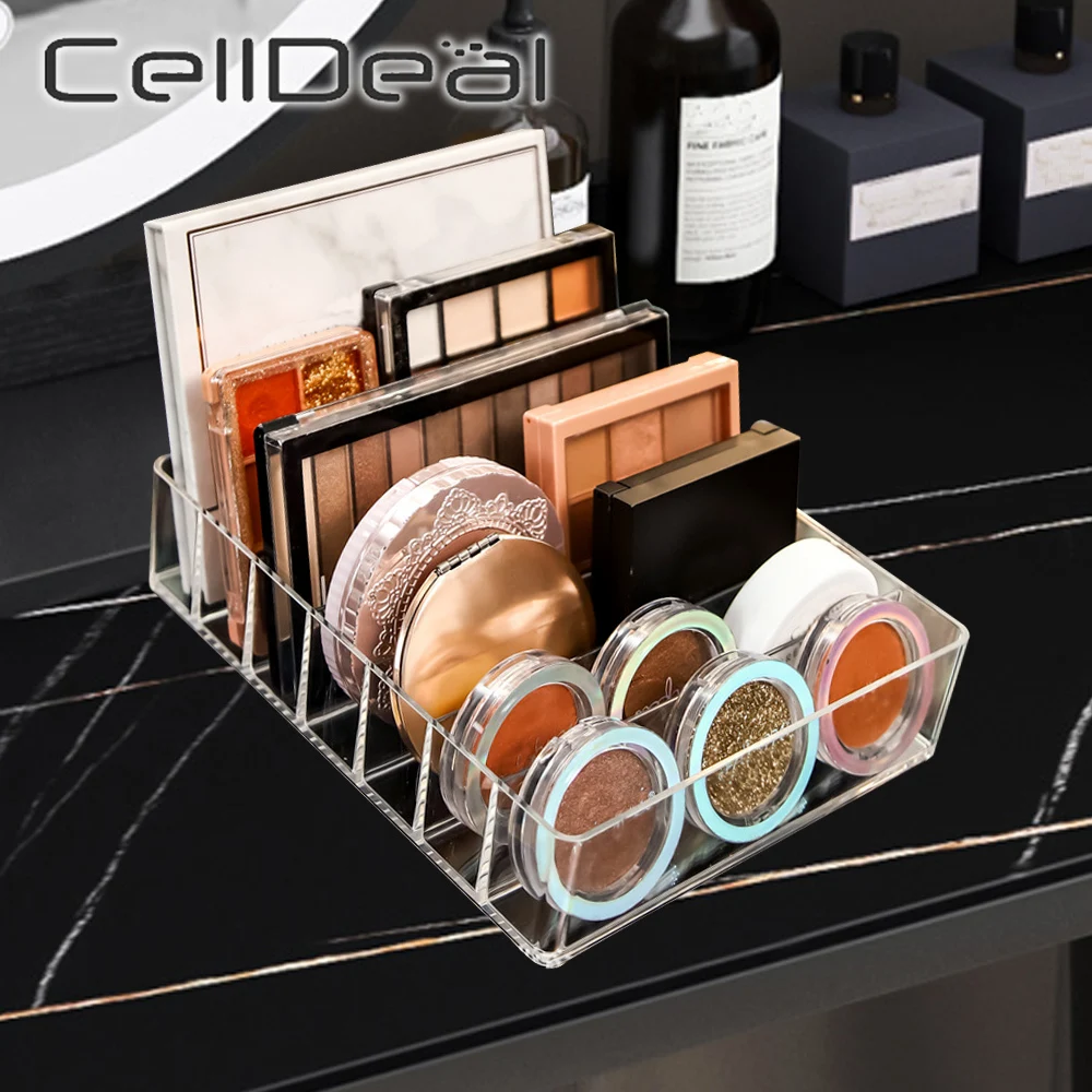 Clear Plastic Cosmetic Storage Box 7 Compartments Stand Holder Lipstick Eyeshadow Palette Storage Organizer Free Shipping
Clear Plastic Cosmetic Storage Box 7 Compartments Stand Holder Lipstick Eyeshadow Palette Storage Organizer Free Shipping