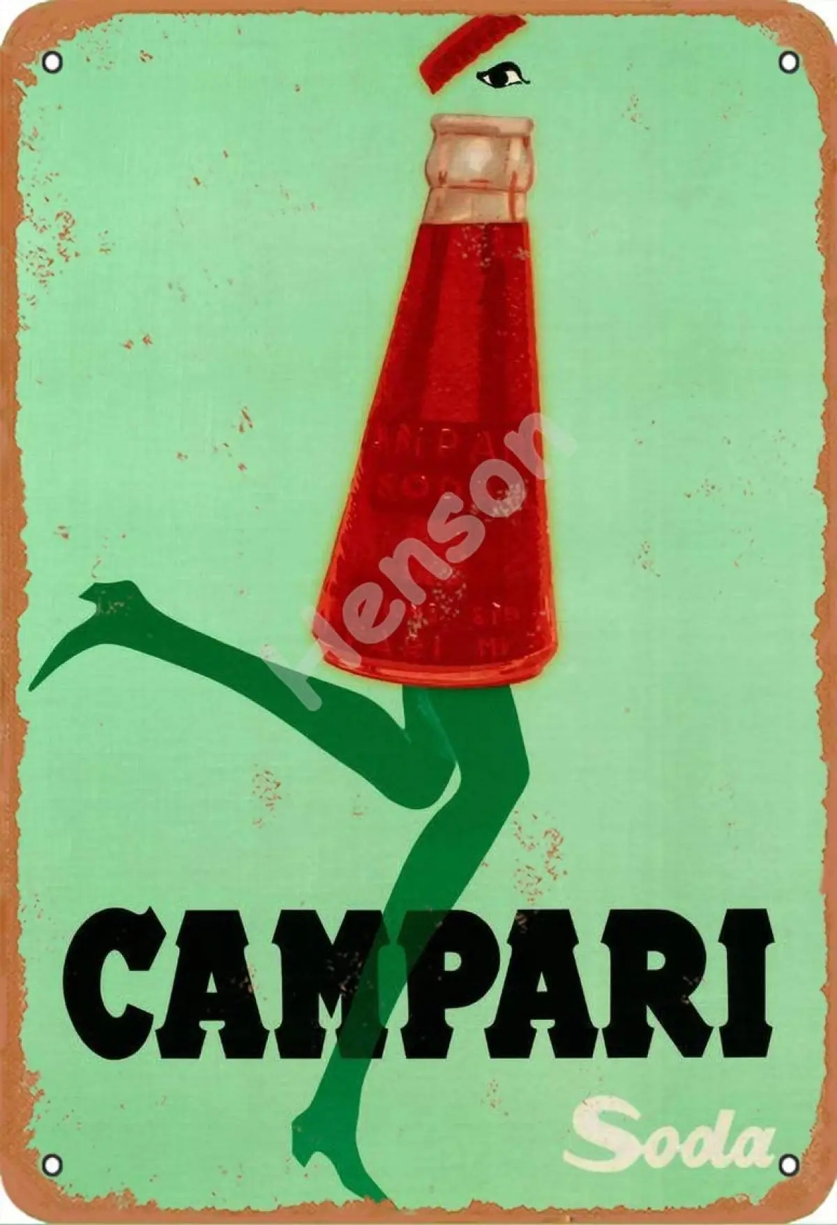 Campari Soda Funny Vintage Tin Sign Art Iron Painting Rusty Poster Decoration Aluminum plaque
Campari Soda Funny Vintage Tin Sign Art Iron Painting Rusty Poster Decoration Aluminum plaque
