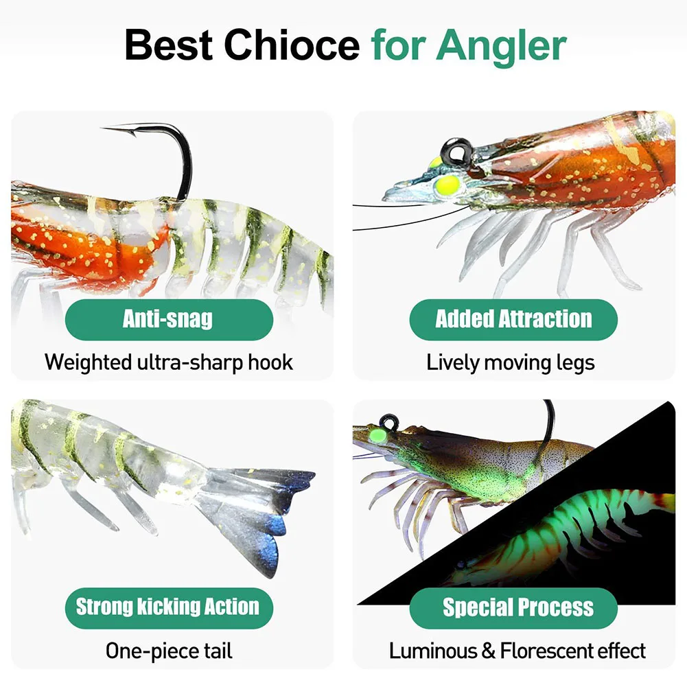 Biomimetic Shrimp Fishing Lure Biomimetic Shrimp Durable Fishing 3pcs/set Biomimetic Shrimp Fishing Lure High Quality
Biomimetic Shrimp Fishing Lure Biomimetic Shrimp Durable Fishing 3pcs/set Biomimetic Shrimp Fishing Lure High Quality