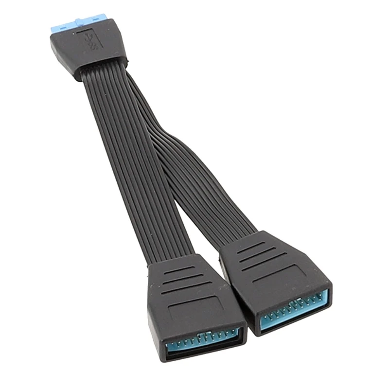 1 To 2 Motherboard USB Header Splitter Cable 15cm 19Pin Internal Extension Header Cable
1 To 2 Motherboard USB Header Splitter Cable 15cm 19Pin Internal Extension Header Cable