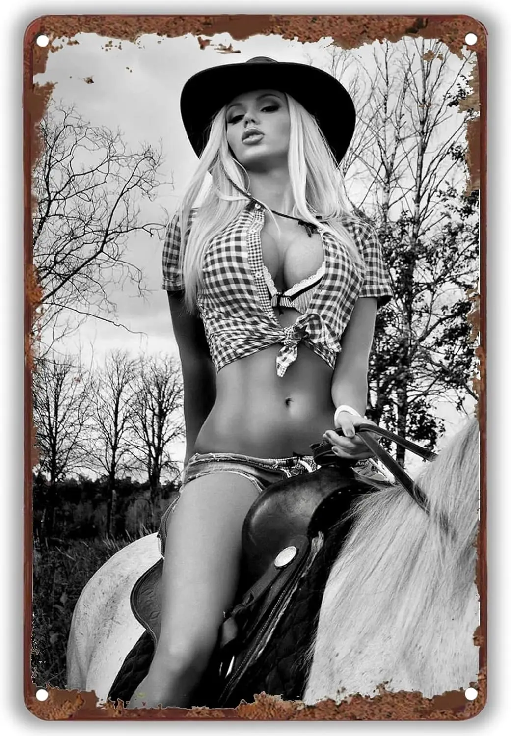 Винтажная металлическая вывеска Pinup Girl
Винтажная металлическая вывеска Pinup Girl