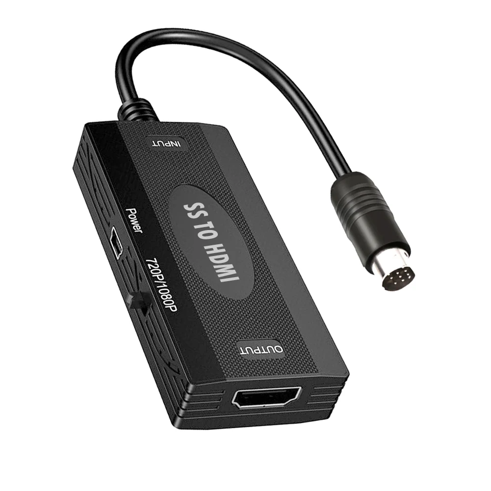 SS to HDMI-compatible Converter 4/3 Aspect Ratio for Sega Saturn Game Consoles HD TV Adapter Video Cable Accessories with USB
SS to HDMI-compatible Converter 4/3 Aspect Ratio for Sega Saturn Game Consoles HD TV Adapter Video Cable Accessories with USB