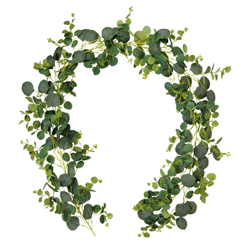 Artificial Eucalyptus Garland Vine, Faux Greenery Ivy Eucalyptus Leaves Wedding Backdrop Arch Wall Window Home Decor
Artificial Eucalyptus Garland Vine, Faux Greenery Ivy Eucalyptus Leaves Wedding Backdrop Arch Wall Window Home Decor