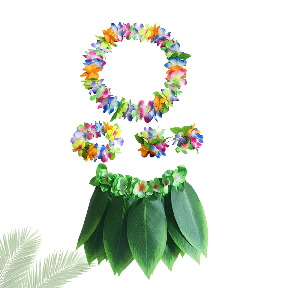5 Pcs Kids Costume Beach Party Costume Set Adult Party Hawaii Dress Hawaii Hula Skirt Colorful Tropical Hula Dance Skirt Child 
5 Pcs Kids Costume Beach Party Costume Set Adult Party Hawaii Dress Hawaii Hula Skirt Colorful Tropical Hula Dance Skirt Child