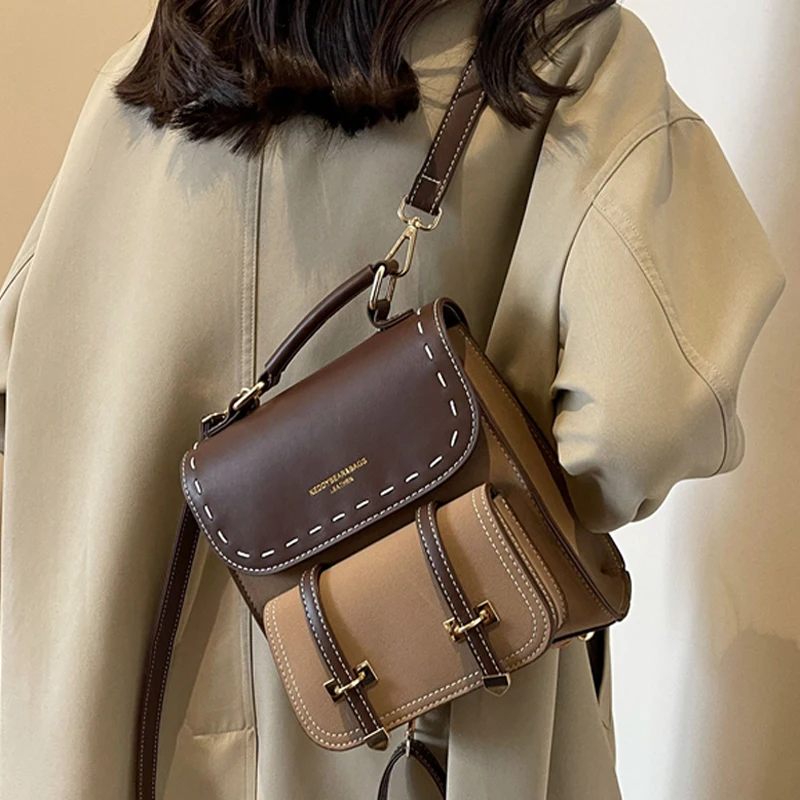 Female Pu Leather Woman Backpack Fashion Small Shoulder Bag for College Girls High Quality Leisure Double Shoulder Bag Sac A Dos
Female Pu Leather Woman Backpack Fashion Small Shoulder Bag for College Girls High Quality Leisure Double Shoulder Bag Sac A Dos