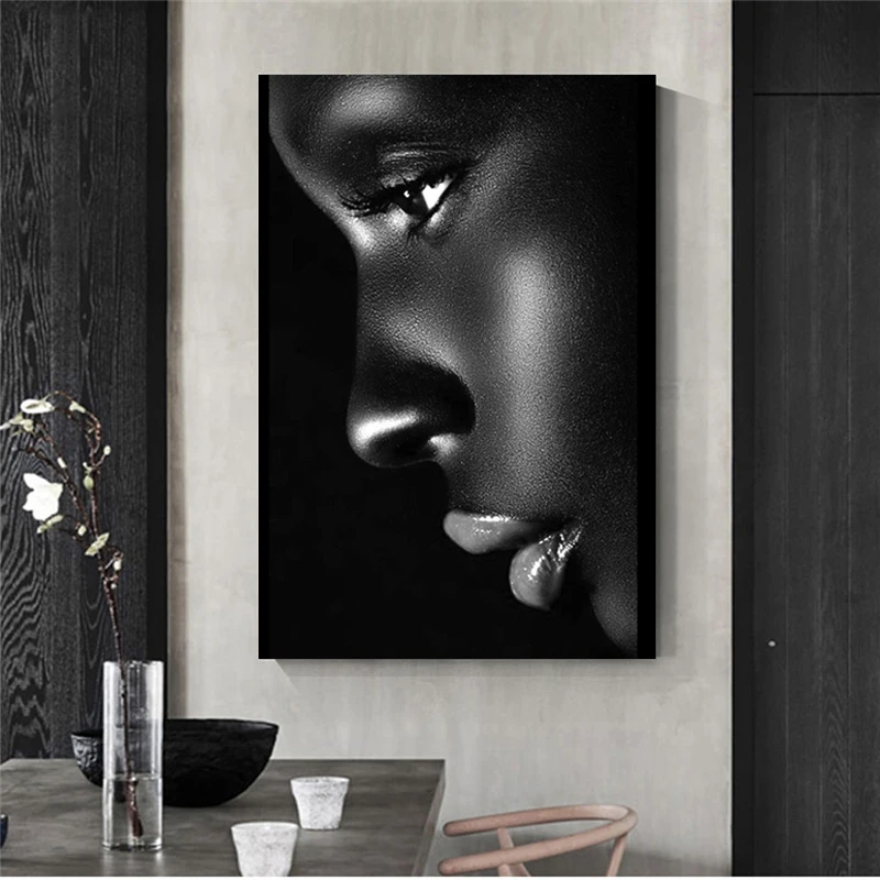 Black Profile Lip Woman Oil Painting on Canvas Figure Posters and Prints African Wall Art Picture for Living Room Bedroom Decor
Black Profile Lip Woman Oil Painting on Canvas Figure Posters and Prints African Wall Art Picture for Living Room Bedroom Decor