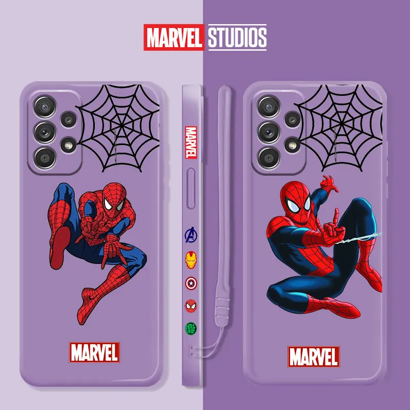 Spiderman Marvel Cool Case For Samsung Galaxy A73 A72 A51 A32 5G A50 A21s A20 A13 4G M10 M12 Liquid Silica Sac Phone Cover
Spiderman Marvel Cool Case For Samsung Galaxy A73 A72 A51 A32 5G A50 A21s A20 A13 4G M10 M12 Liquid Silica Sac Phone Cover