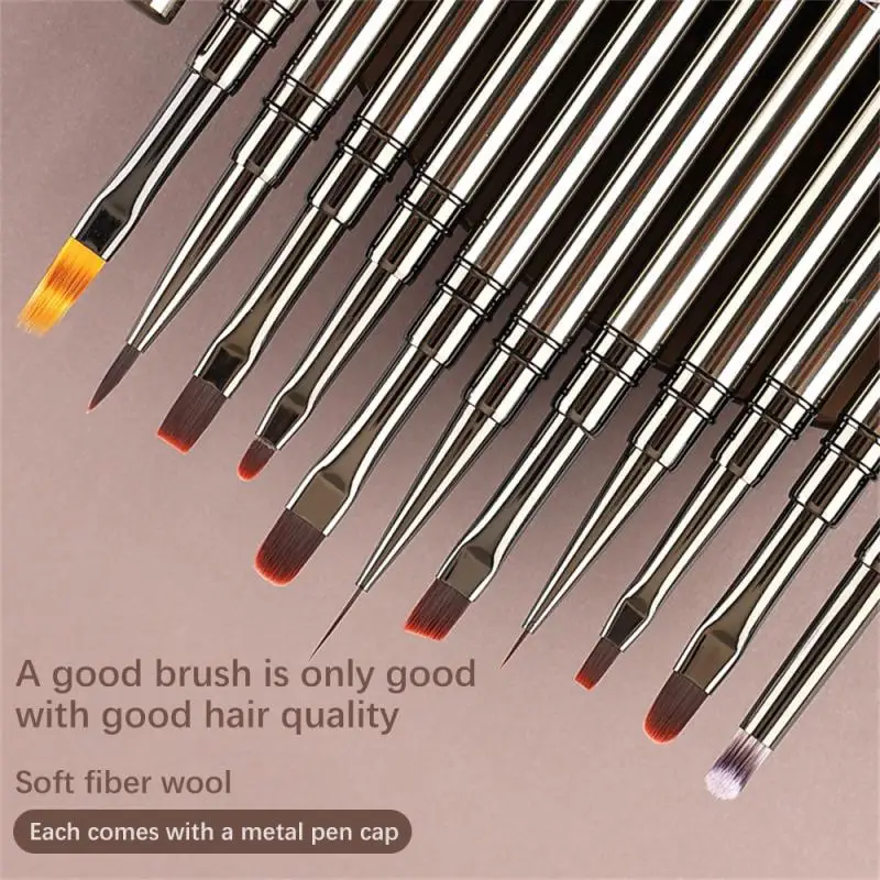 

Phototherapy Pen Large Square Ultra-thin Stripe For Women Diy Manicure Painted Drainer Nail Art Tools Art Painting Brush