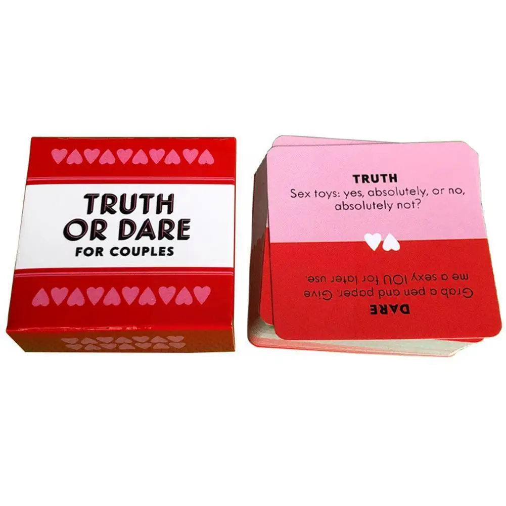 

Mini Small Size Truth Or Dare For Couples Cards Games Couples Lovers Board Game Supply English Version Includes 150 Gaming P2o7