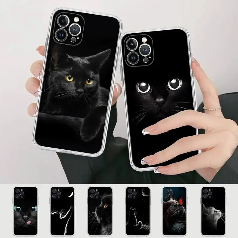 Black Cat Staring Eye On Phone Case Silicone Soft for iphone 14 13 12 11 Pro Mini XS MAX 8 7 6 Plus X XS XR Cover
Black Cat Staring Eye On Phone Case Silicone Soft for iphone 14 13 12 11 Pro Mini XS MAX 8 7 6 Plus X XS XR Cover