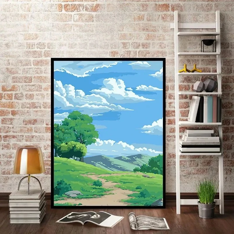 Matriots Package Rizhao Jinshan Digital Oil Painting Filling Landscape Art Painting Watercolor Filling Painted Painting
Matriots Package Rizhao Jinshan Digital Oil Painting Filling Landscape Art Painting Watercolor Filling Painted Painting