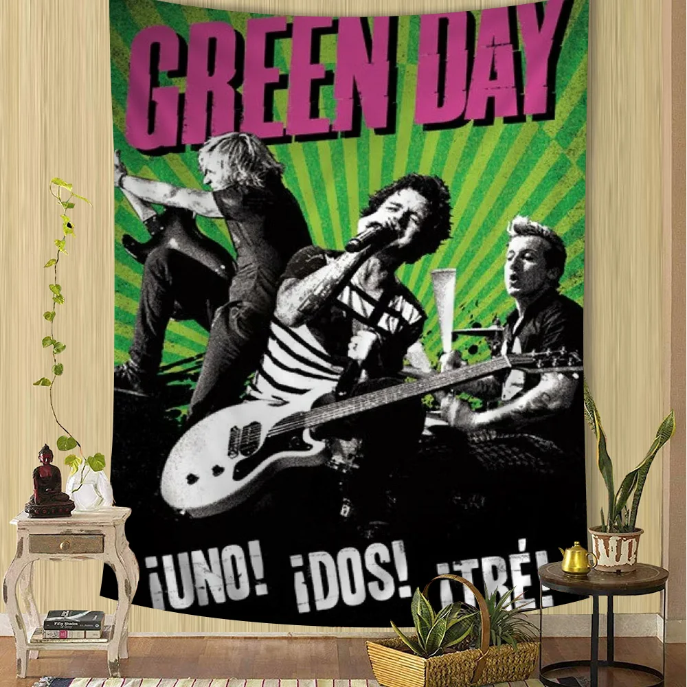 G-Green D-Day Американский идиот гобелен из полиэстера и хлопка 
G-Green D-Day Американский идиот гобелен из полиэстера и хлопка