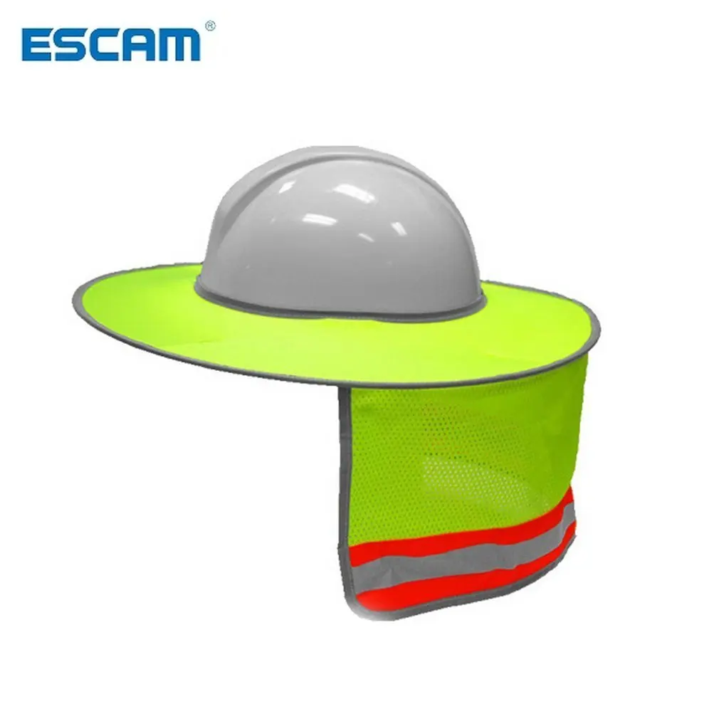 ESCAM Sunshade Outdoor Construction Safety Hard Hat Sun Shade Neck Shield Reflective Stripe Protective Helmets Shield
ESCAM Sunshade Outdoor Construction Safety Hard Hat Sun Shade Neck Shield Reflective Stripe Protective Helmets Shield
