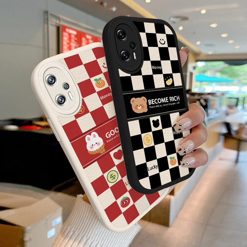 Checked Rabbit Phone Case for Poco X3 GT NFC Pro X4 GT NFC Redmi Note 10 Pro China Note 11 11T Pro Plus 5G Camera Protection
Checked Rabbit Phone Case for Poco X3 GT NFC Pro X4 GT NFC Redmi Note 10 Pro China Note 11 11T Pro Plus 5G Camera Protection