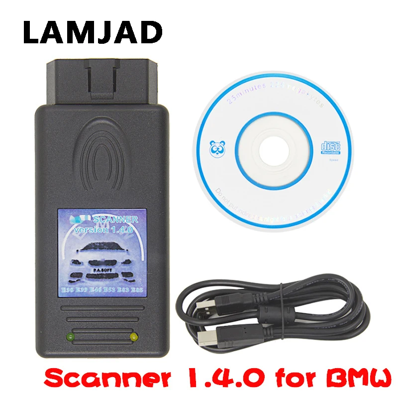Newly For BMW SCANNER 1.4.0 Scanner Version 1.4 with FT232RL Chip PA Soft 1.4 OBD2 Diagnostic tool dropShipping
Newly For BMW SCANNER 1.4.0 Scanner Version 1.4 with FT232RL Chip PA Soft 1.4 OBD2 Diagnostic tool dropShipping