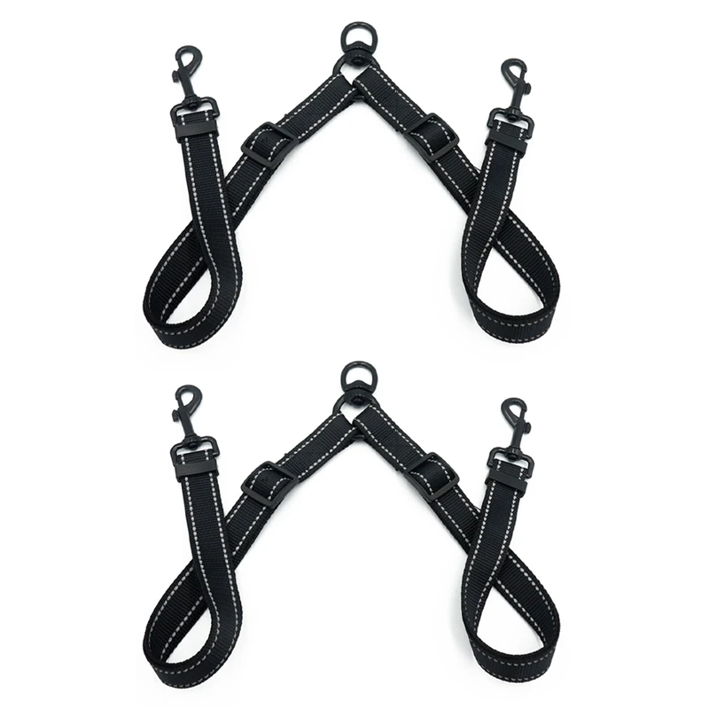 2X Double Leash Coupler For Large Dogs Adjustable Heavy Duty Nylon Splitter For Two Big Dogs
2X Double Leash Coupler For Large Dogs Adjustable Heavy Duty Nylon Splitter For Two Big Dogs