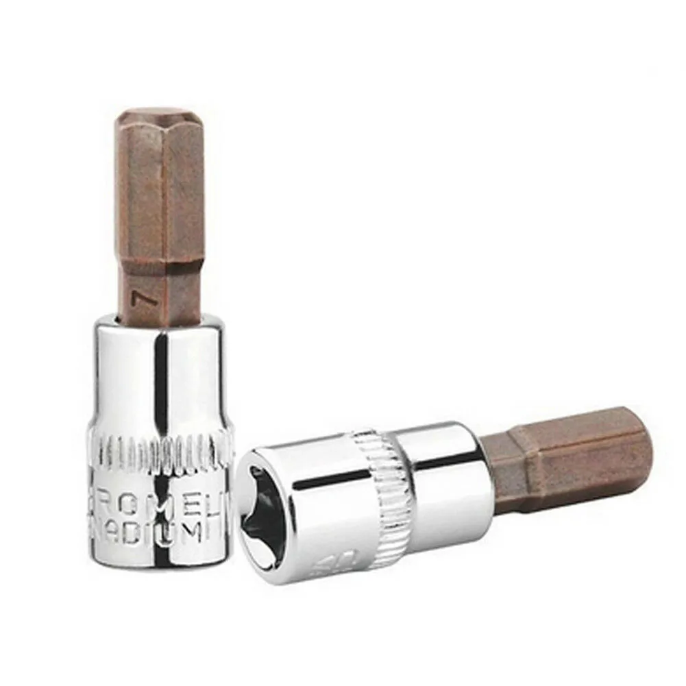 5pcs 1/4inch Silver Chrome Vanadium Steel Screwdriver Bit Socket Set H3-H7 Hexagon Screw Driver Bits Tools Hand Tools
5pcs 1/4inch Silver Chrome Vanadium Steel Screwdriver Bit Socket Set H3-H7 Hexagon Screw Driver Bits Tools Hand Tools